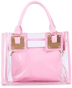 img 3 attached to Designer Women's Transparent Shoulder Crossbody Handbags & Wallets with Waterproof Feature - Including Shoulder Bags