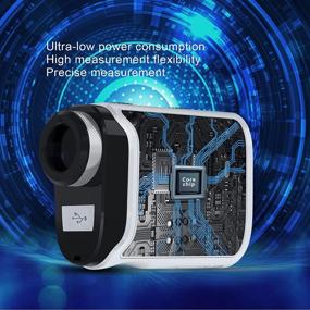 img 3 attached to 🏌️ Golf Rangefinder USB Charging, Clear View Golfing Laser Rangefinder - 6X Magnification, 800 Yards Accuracy, Slope Function, Flag-Lock & Vibration