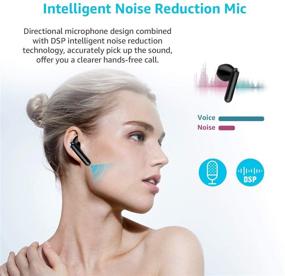 img 2 attached to Bluetooth Headphones Earphones Microphone Android Black