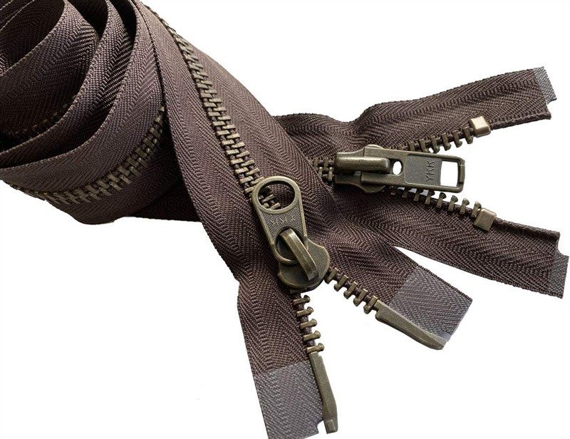 separating jacket zipper ykk antique logo