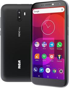 img 2 attached to 📱 RCA Reno Pro 5.5" HD+ Display Unlocked Smartphone (Black) - 32GB, 13MP Camera, 4G LTE Capabilities