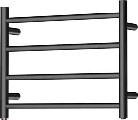 img 4 attached to 🧤 DAILYLIFE 2-in-1 Towel Warmer & Heated Towel Rack, Stainless Steel for Bathroom (4 Bar Round) - Freestanding & Wall Mounted