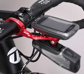 img 1 attached to 🔦 Convenient Headlight Mount Light Holder for Bicycle Bike – Strap it on or Attach it to your Helmet