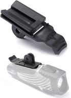 🔦 convenient headlight mount light holder for bicycle bike – strap it on or attach it to your helmet logo