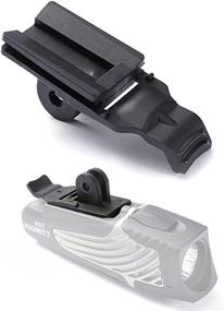 img 4 attached to 🔦 Convenient Headlight Mount Light Holder for Bicycle Bike – Strap it on or Attach it to your Helmet