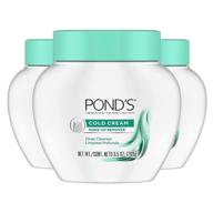 pack of 3 - pond's cold cream cleanser 9.5 oz for effective cleansing logo