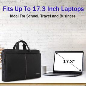 img 3 attached to 🎒 17 Inch Laptop Case: Slim, Lightweight Bag for Men and Women