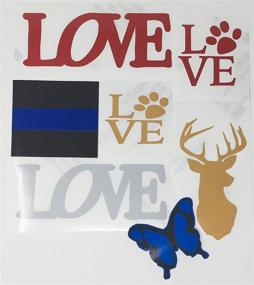 img 2 attached to 🔵 Qbc Craft Reflective Adhesive Vinyl Sheets 3.5&quot; x 12&quot; (8 pack) - 3M Scotchlite 7MIL 7 Year Red White Blue Yellow - Cricut Expression Explore Silhouette Cameo Backed Vinyl Decals Signs
