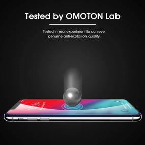 img 1 attached to 📱 OMOTON Защитное стекло для экрана [2 штуки] для Apple iPhone 11 Pro/Xs/X (5,8 дюймов) - Высшая защита!