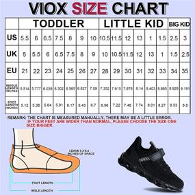 img 3 attached to VIOX KIDS: Стильные кроссовки для активных мальчиков и девочек! Спортивные беговые кроссовки для маленьких / больших детей