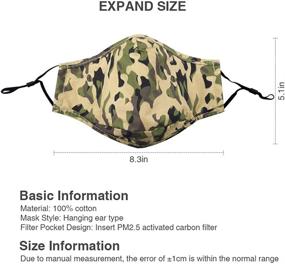 img 3 attached to Quanquer Washable Breathable Protection Camouflage