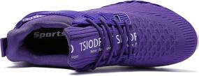 img 2 attached to SKDOIUL Sneakers Athletic Breathable Trainers Sports & Fitness