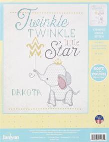 img 4 attached to Experience the Art of Cross Stitch with Janlynn's Twinkle Quilt Kit