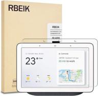 защитное стекло rbeik для экрана google nest hub - твердость 9h, защита от царапин, отпечатков пальцев, легкая установка, стекло 2.5d - совместимо с планшетом google home hub/google nest hub диагональю 7 дюймов логотип