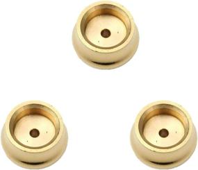 img 4 attached to 🌟 Acxico 3Pcs Mini Dual-Purpose Copper Incense Cone Stick Burner Plate Holder: A Stylish Home Decoration Essential