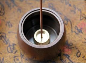 img 1 attached to 🌟 Acxico 3Pcs Mini Dual-Purpose Copper Incense Cone Stick Burner Plate Holder: A Stylish Home Decoration Essential