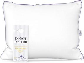 img 4 attached to 🛏️ The Original Queen Anne Pillow: Luxurious Hotel Pillows - European Down Blend - 100% Cruelty-Free - Made in USA (Queen Soft)