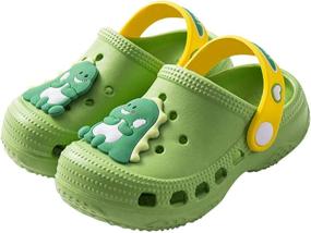 img 1 attached to 👦 Kiwufoder Girls Clogs: Lightweight Boys' Toddler Shoes in Clogs & Mules