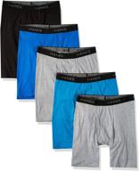 🩲 hanes ultimate boys' 5-pack extended length boxer briefs logo