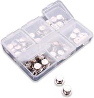 premium pin locks (42 count) with storage case - spring loaded pinkeepers for bikers, disney, and more - veteran owned co. logo