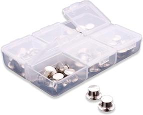 img 2 attached to Premium Pin Locks (42 Count) with Storage Case - Spring Loaded Pinkeepers for Bikers, Disney, and More - Veteran Owned Co.