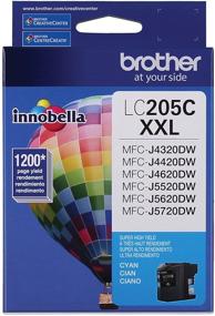 img 3 attached to 🖨️ Enhanced Brother LC205C Super High Yield Cyan Ink Cartridge for Printers