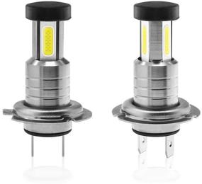 img 4 attached to 🔆 Phoneix H7 LED Headlight Bulbs Conversion Kit - CSP Chips, 110W, 6000K, 26000LM, Xenon White - Super Bright Replacement for Low Beam and Fog Lights