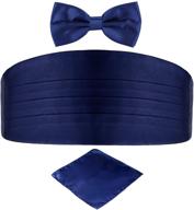 👔 tuxedo men's accessories: cummerbund, pocket square, and handkerchief set in ties, cummerbunds & pocket squares logo