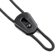 🔒 wheeled cord lock stopper - heavy duty clamp toggle stop cord end slider: perfect for paracord, bungee cord, and drawstrings - indoor/outdoor use (10 pack) logo