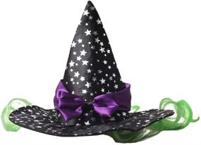 img 4 attached to 🎃 Amosfun Halloween Pet Witch Hat - Funny Cosplay Caps for Dogs and Cats, Perfect Party Accessories