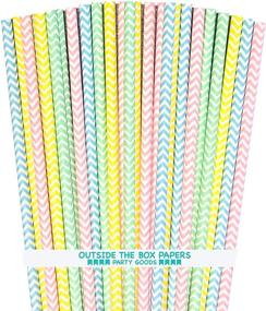 img 4 attached to Outside Box Papers Pastel Chevron