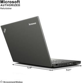 img 1 attached to 💻 Renewed Lenovo ThinkPad X240 Laptop, 12.5in, Core i5-4300U 1.9GHz, 8GB RAM, 128GB SSD, Windows 10 Pro 64-bit, Webcam