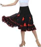 👗 cismark stylish ballroom dance latin dance party long swing skirt - enhanced seo logo