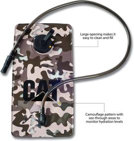 img 4 attached to 🐱 Stay Stealthy with the Cat Caterpillar Camo Hydration Reservoir -2L: The Ultimate Gear for Outdoor Adventures