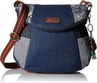 sakroots artist circle foldover crossbody women's handbags & wallets logo