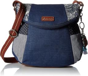 img 4 attached to Sakroots Artist Circle Foldover Crossbody Women's Handbags & Wallets