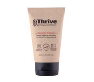 🌿 thrive natural face scrub for men & women – exfoliating face wash for improved skin texture, unclogged pores & ingrown hair prevention – made in usa – vegan facial scrub exfoliator logo