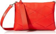 vince camuto draya clutch bright women's handbags & wallets in clutches & evening bags logo