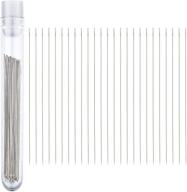 🧵 convenient beading needles (size 12) 25pc set with handy needle storage tube logo