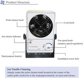 img 3 attached to YUCHEМGTECH Ионизирующий устранитель разрядов: Улучшение условий труда и безопасности с антистатической защитой