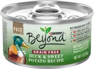 🐱 purina beyond grain free, всегда натуральный влажный корм для кошек в виде паштета - набор разнообразных вкусов по 12 банок (3 унции каждая) - премиальное качество (упаковка может отличаться) логотип