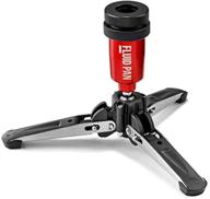 📷 enhanced stability and versatility: manfrotto mva50a fluid base with retractable feet (black) logo