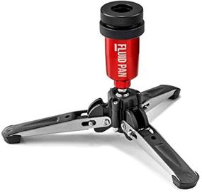 img 2 attached to 📷 Enhanced Stability and Versatility: Manfrotto MVA50A Fluid Base with Retractable Feet (Black)