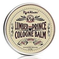 lumber prince solid cologne balm - modern lumberjack scent, distinctly masculine, alcohol-free travel cologne - best gift for men logo