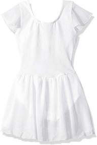 img 2 attached to Capezio Flutter Sleeve Dress Intermediate Girls' Clothing for Dresses