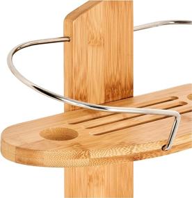 img 1 attached to 🎋 Bamboo Shower Caddy: The Ultimate Organizer by Honey-Can-Do BTH-06898