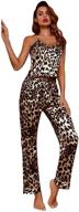 soly hux womens leopard sleepwear logo