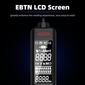 img 1 attached to 🔌 EBTN LCD Voltage Tester with Adjustable Sensitivity - Non-Contact Voltage Detector, Dual Range AC Electricity Sensor Outlet and Wire Socket Checker with Flashlight