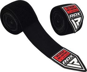 img 1 attached to 🥊 RDX Boxing Hand Wraps Inner Gloves for Punching - Ultimate Protective Gear for MMA, Muay Thai, Kickboxing, Martial Arts Training and Combat Sports - 3 Meter Elasticated Bandages Under Mitts