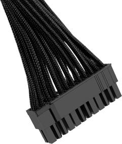 img 2 attached to 💻 Комплект кабелей CableMod ModFlex Essentials - чёрный для блока питания Corsair C-Series Rmi RMX